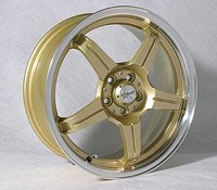 16X7.0 Starcorp Racing Lite 5 - Gold