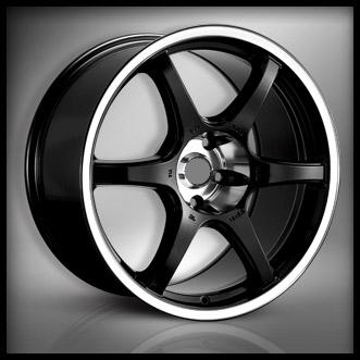 17X7.0 Lenso DC6 Black V2