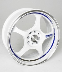 18x7.5 KSpeed Daytona White