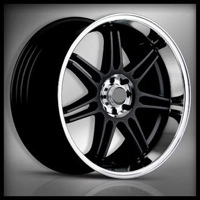 18x7.5 Lenso GF7 Black